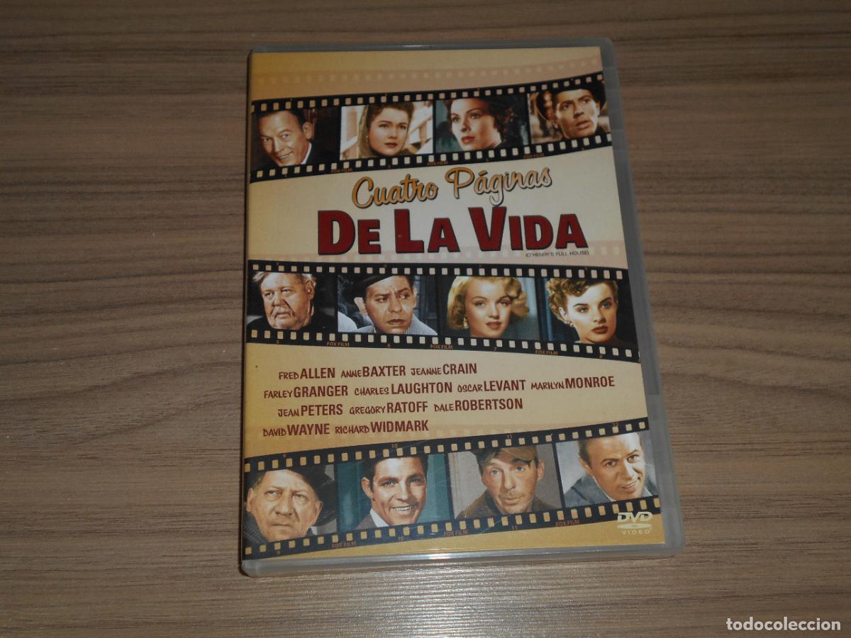 Cine: CUATRO PAGINAS DE LA VIDA DVD Anne Baxter MARILYN MONROE Charles Laughton