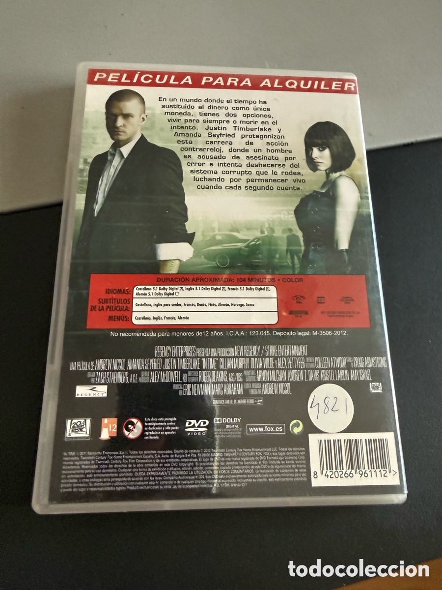 Cine: DVD. IN TIME. //////// - Foto 2