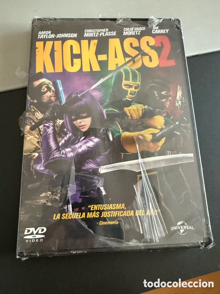Cine: DVD. KICK-ASS. 2. PRECINTADA ( pl&aacute;stico algo roto )
