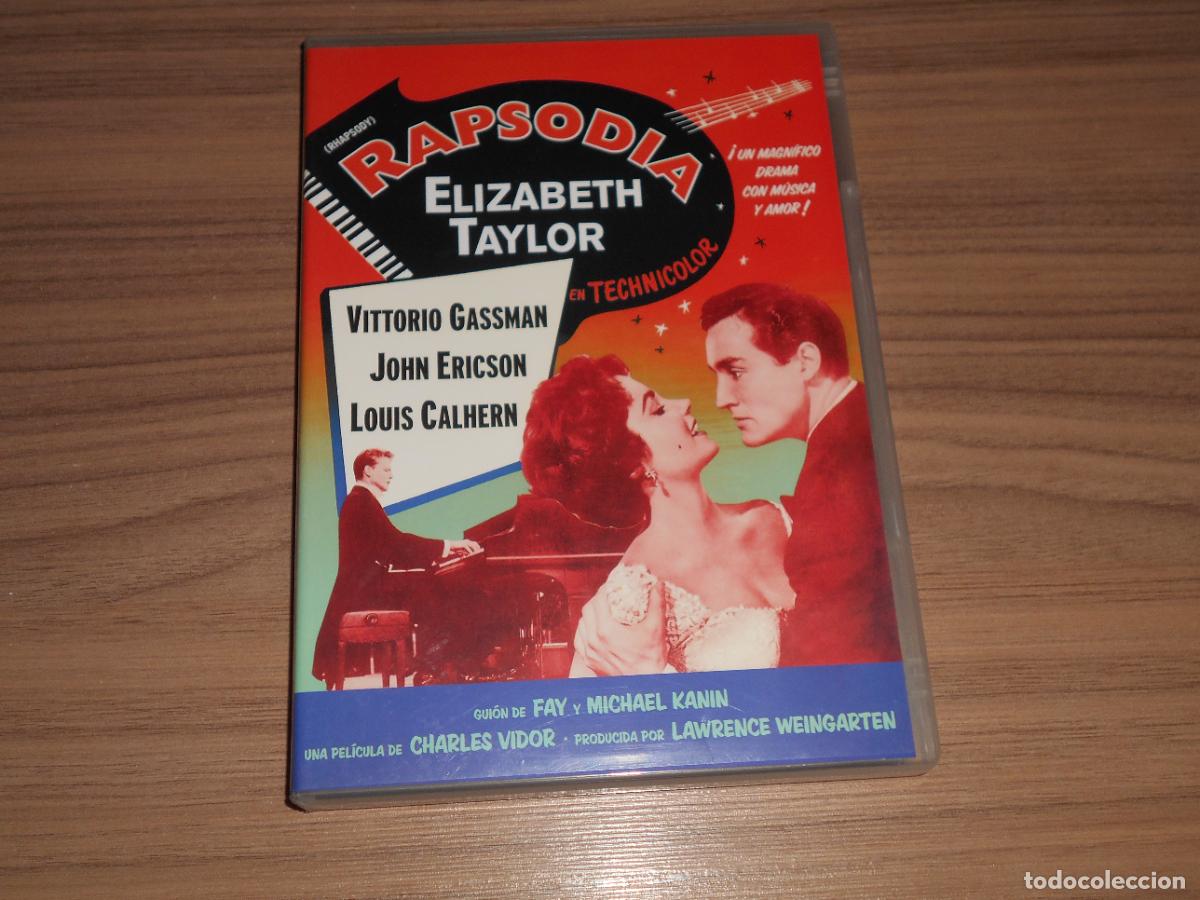 Cine: RAPSODIA DVD Vittorio Gassman ELIZABETH TAYLOR Como NUEVA