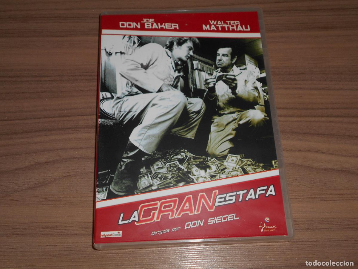 Cine: LA GRAN ESTAFA DVD de DON SIEGEL Joe Don Baker WALTER MATTHAU Como NUEVA