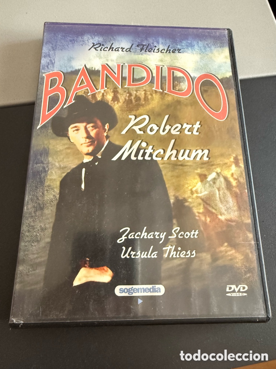 Cine: DVD. BANDIDO. Robert Mitchum