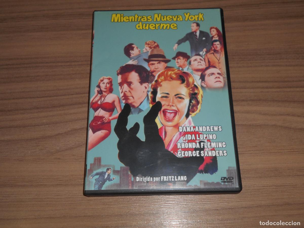 Cine: MIENTRAS NUEVA YORK DUERME DVD Dana Andrews IDA LUPINO Rhonda Fleming DISCO Como NUEVO