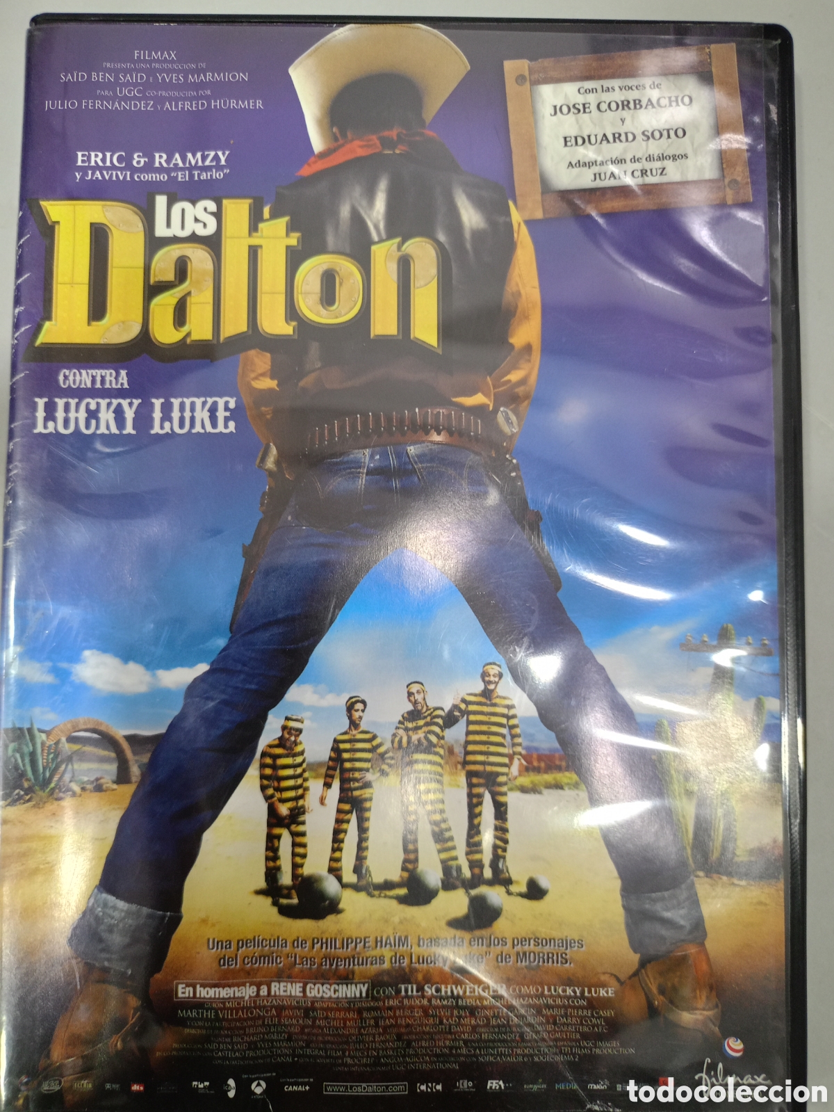 Cine: DVD Los dalton contra Lucky Luke