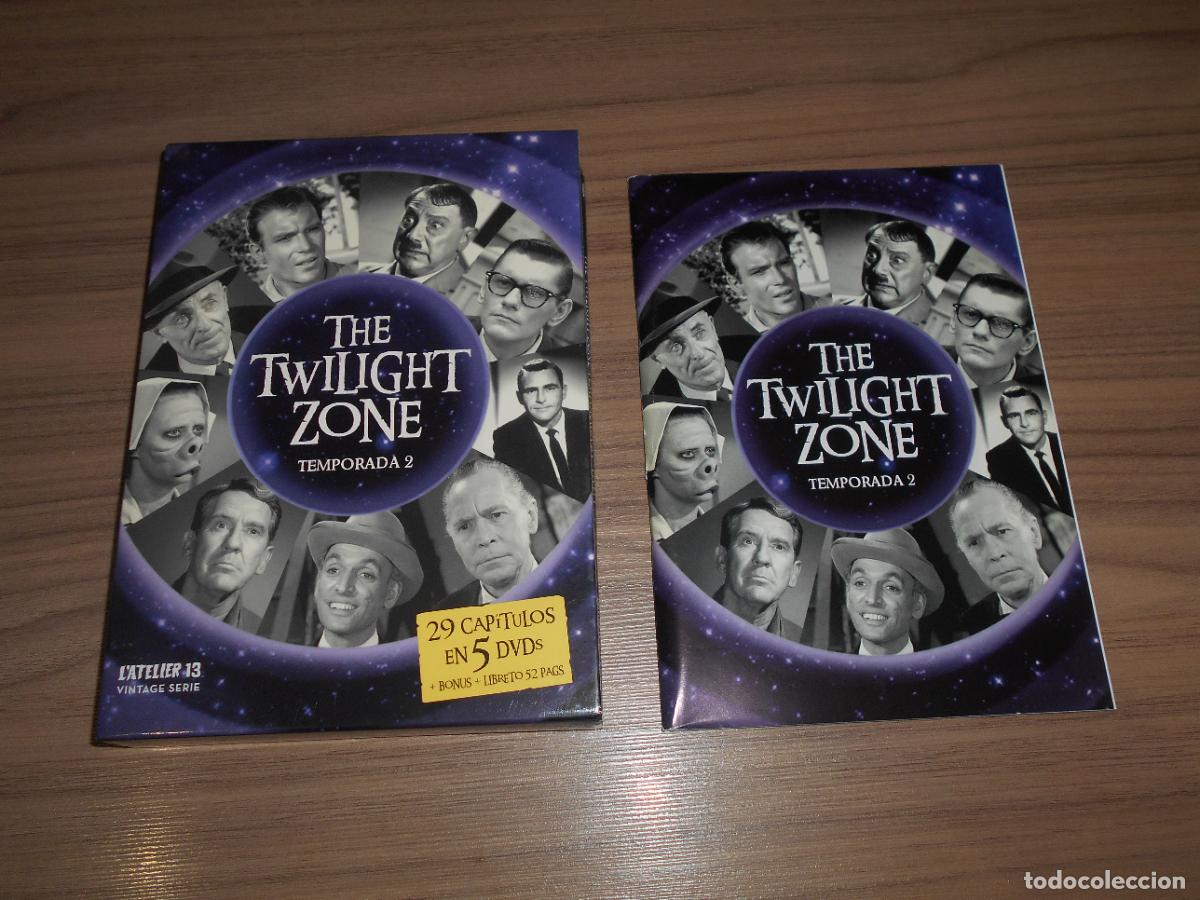 Cine: THE TWILIGHT ZONE Temporada 2 Completa 5 DVD + BONUS + LIBRETO 56 Pag. COMO NUEVA
