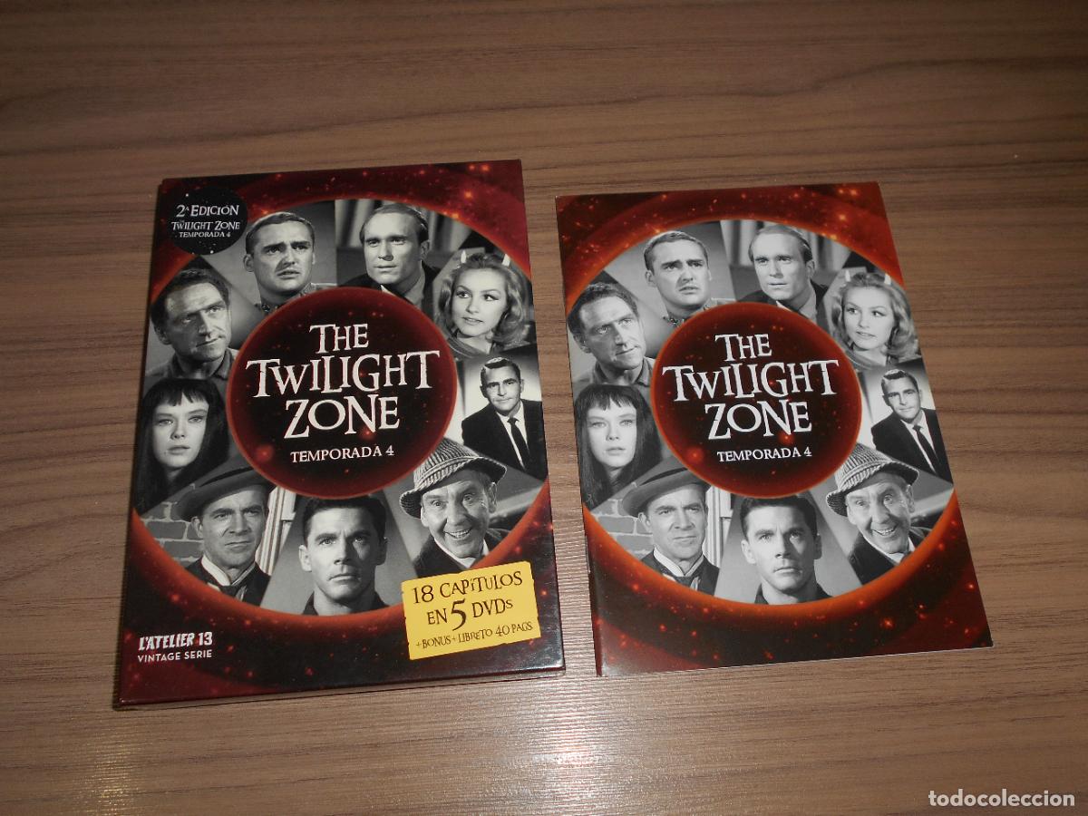 Cine: THE TWILIGHT ZONE Temporada 4 Completa 5 DVD + BONUS + LIBRETO 56 Pag. COMO NUEVA