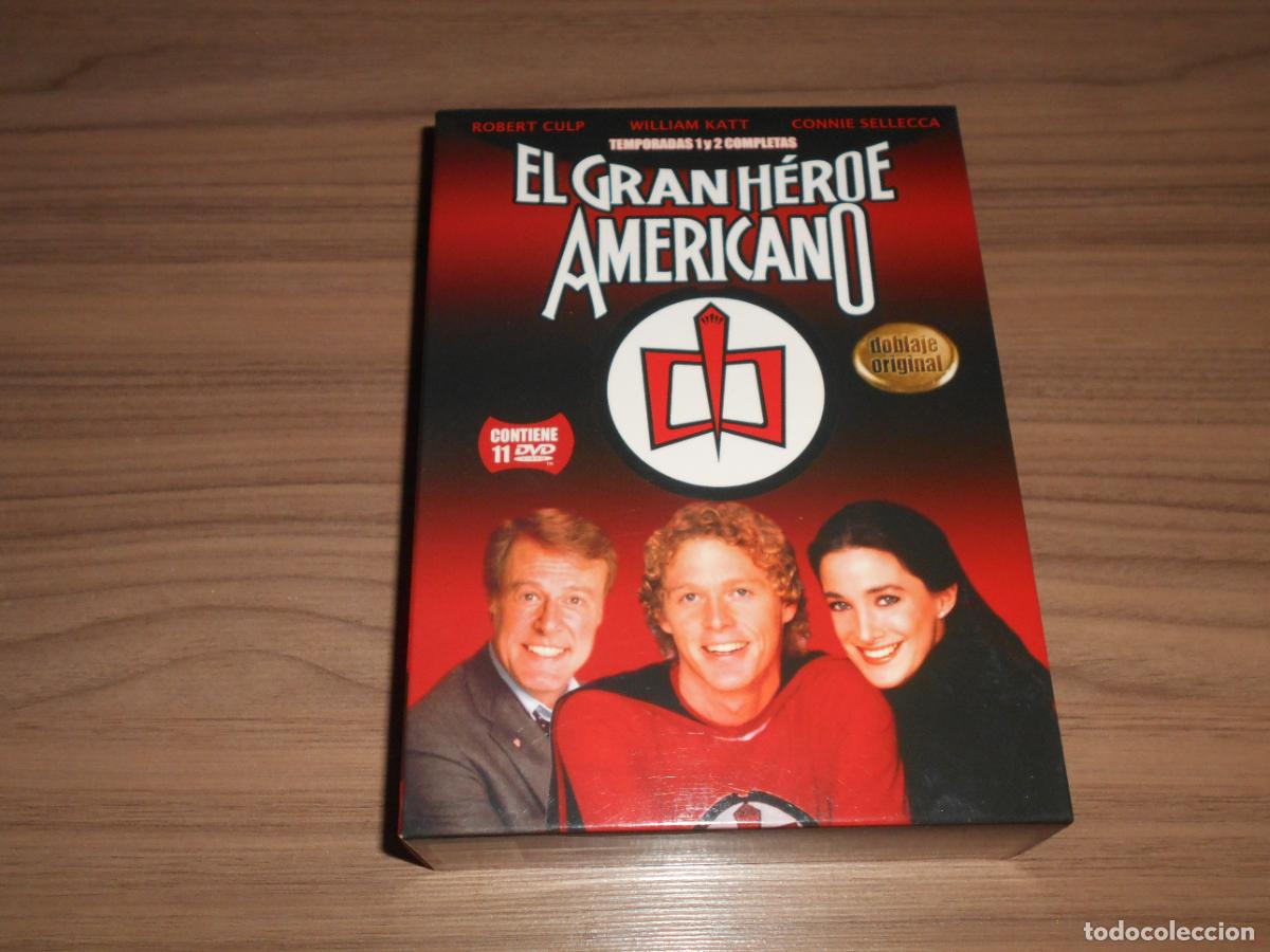 Cine: EL GRAN HEROE AMERICANO Temporada 1 y 2 Completas 11 DVD Robert Culp COMO NUEVA