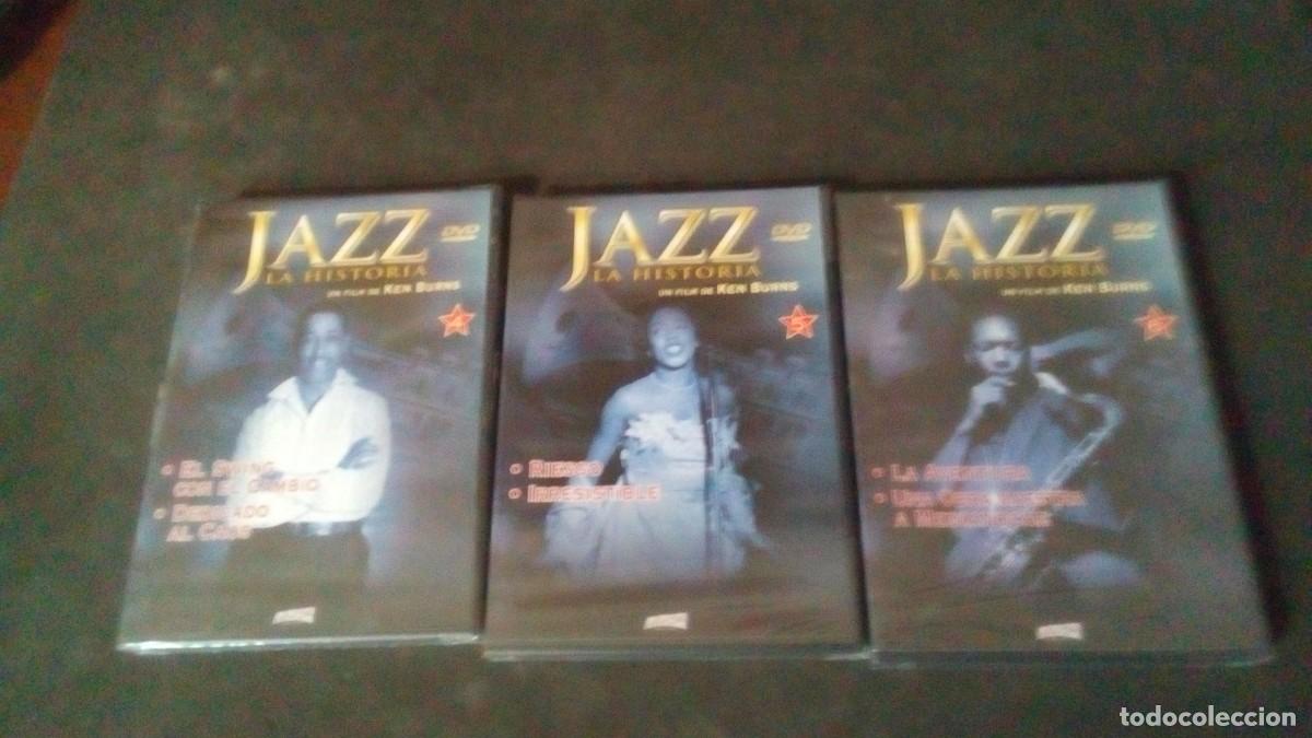 Cine: 3 DVD-JAZZ LA HISTORIA-UN FILM DE KEN BURNS 4-5-6-PRECINTADOS