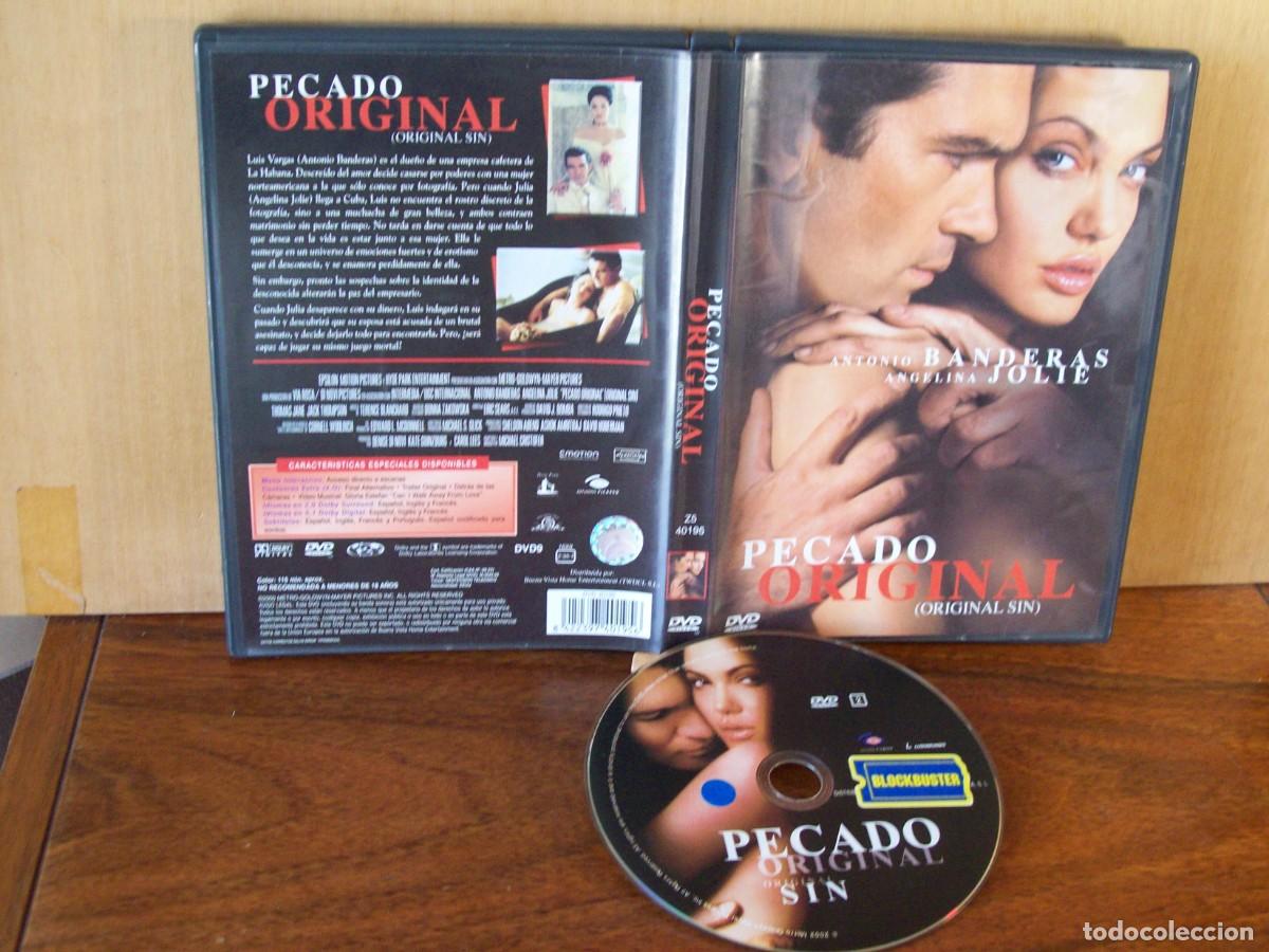 Cine: PECADO ORIGINAL - ANTONIO BANDERAS - ANGELINA JOLIE - DVD EDICION ALQUILER
