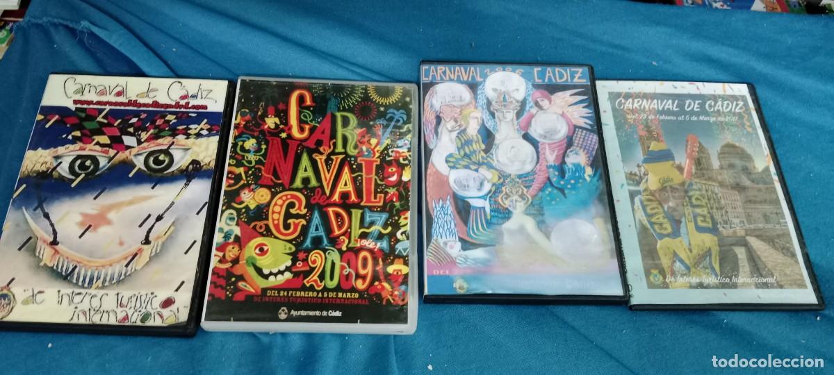 Cine: LOTE DE 4 DVD CARNAVAL DE CADIZ FINALES GRABACION DOMESTICA DVD CINE GG-TOF