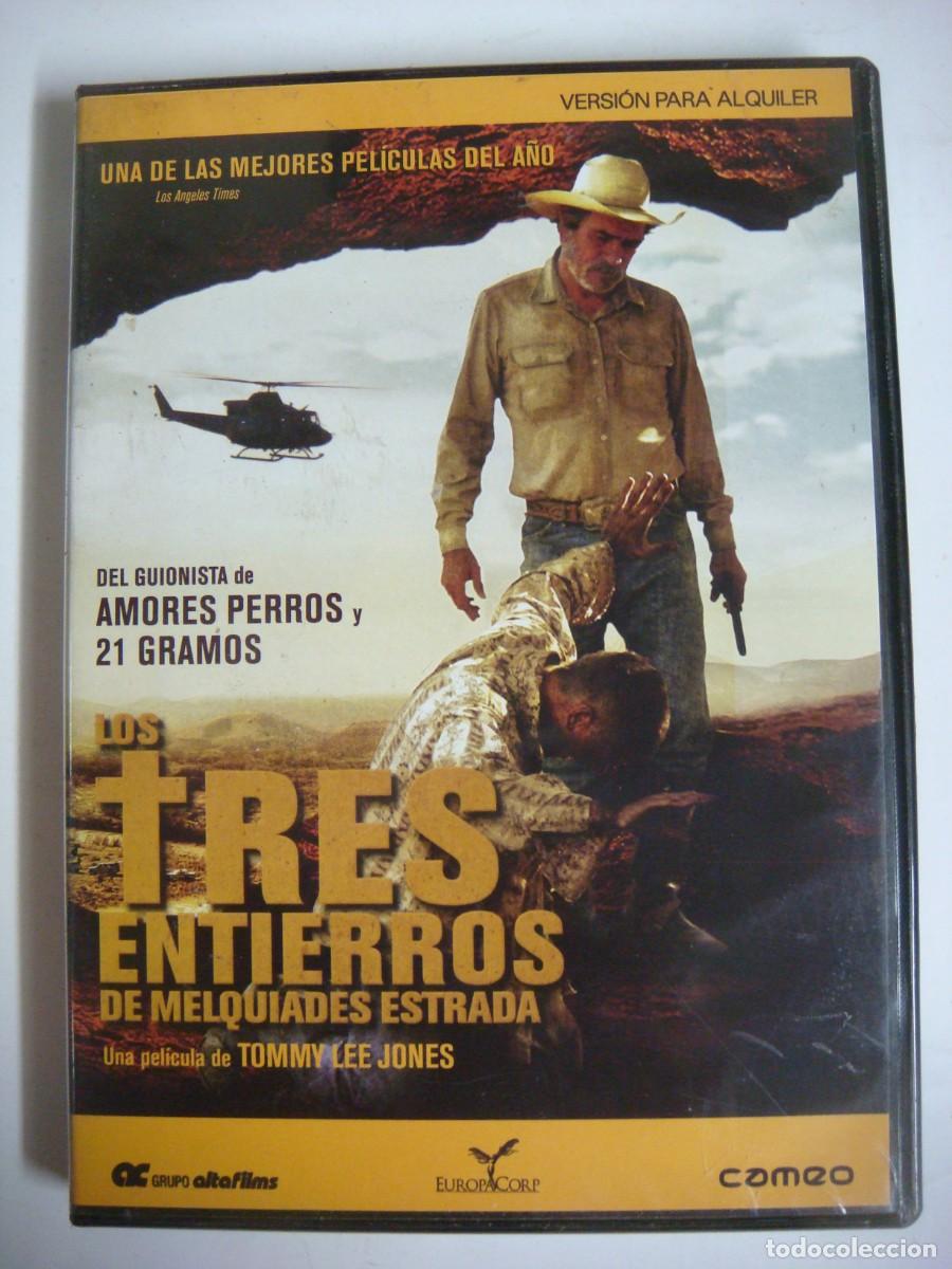 Cine: D.V.D. DE LOS TRES ENTIERROS DE MELQUIADES ESTRADAS-(G)-CAJ-N&ordm;-9