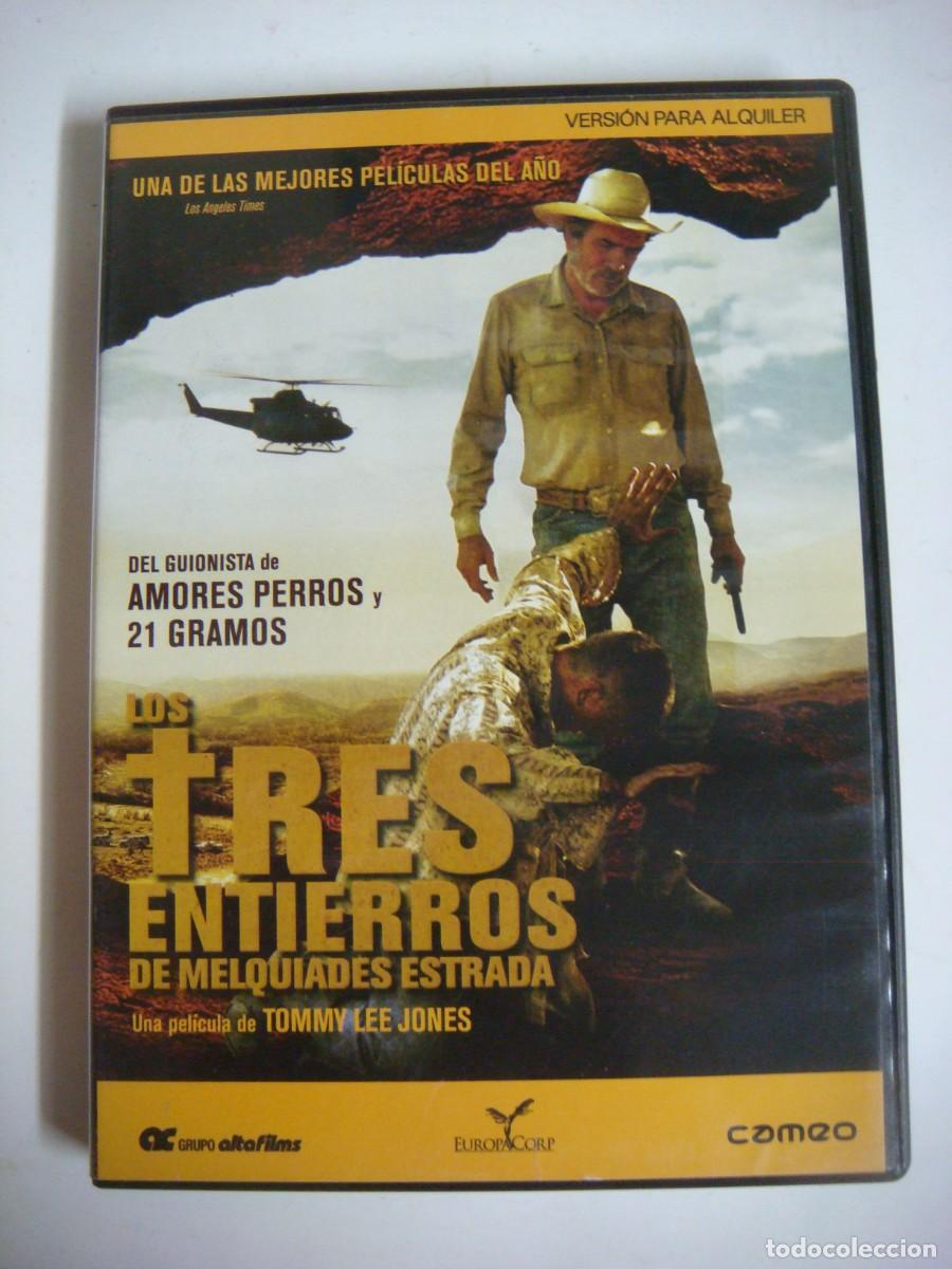 Cine: D.V.D. DE LOS TRES ENTIERROS DE MELQUIADES ESTRADA-(G)-CAJ-N&ordm;-9