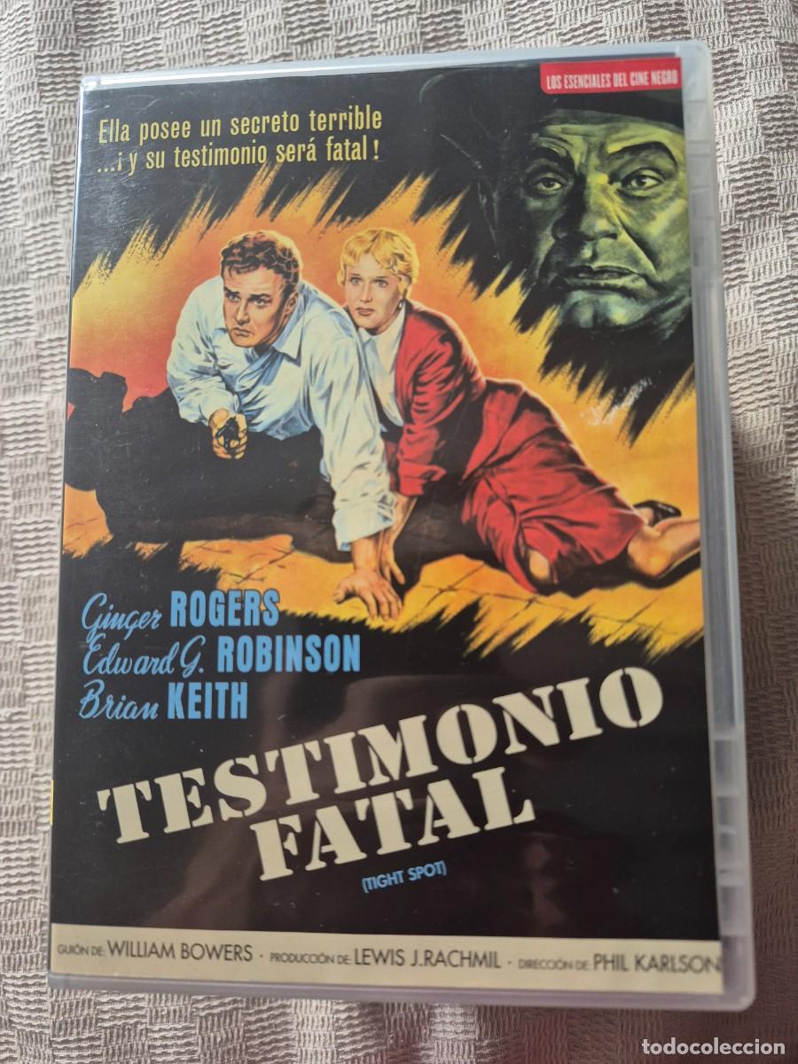 Cine: Testimonio fatal, dvd Phil Karlson Ginger Rogers Edward G. Robinson Brian Keith