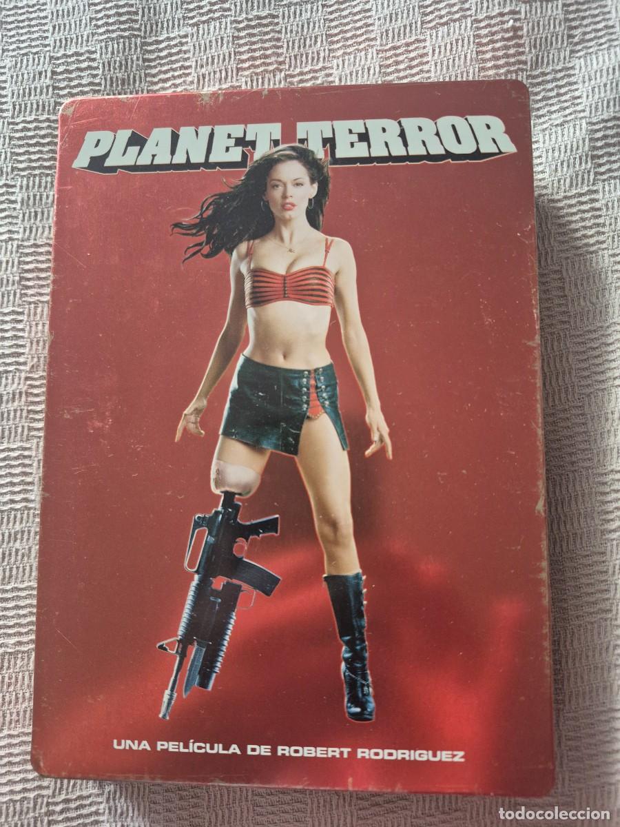 Cinema: Planet Terror caja met&aacute;lica 2 discos dvd Robert Rodr&iacute;guez Rose McGowan