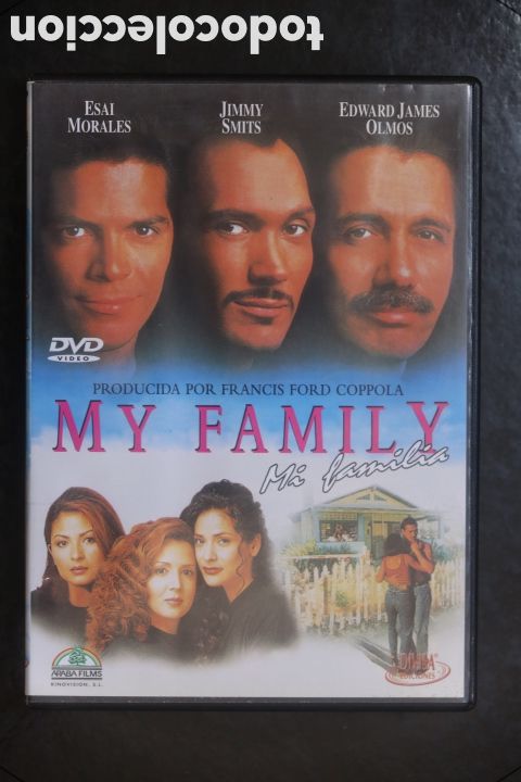 Cine: DVD MY FAMILY. MI FAMILIA. Edward James Olmos, Jennifer Lopez. Jimmy Smith. Esai Morales. Como nuevo