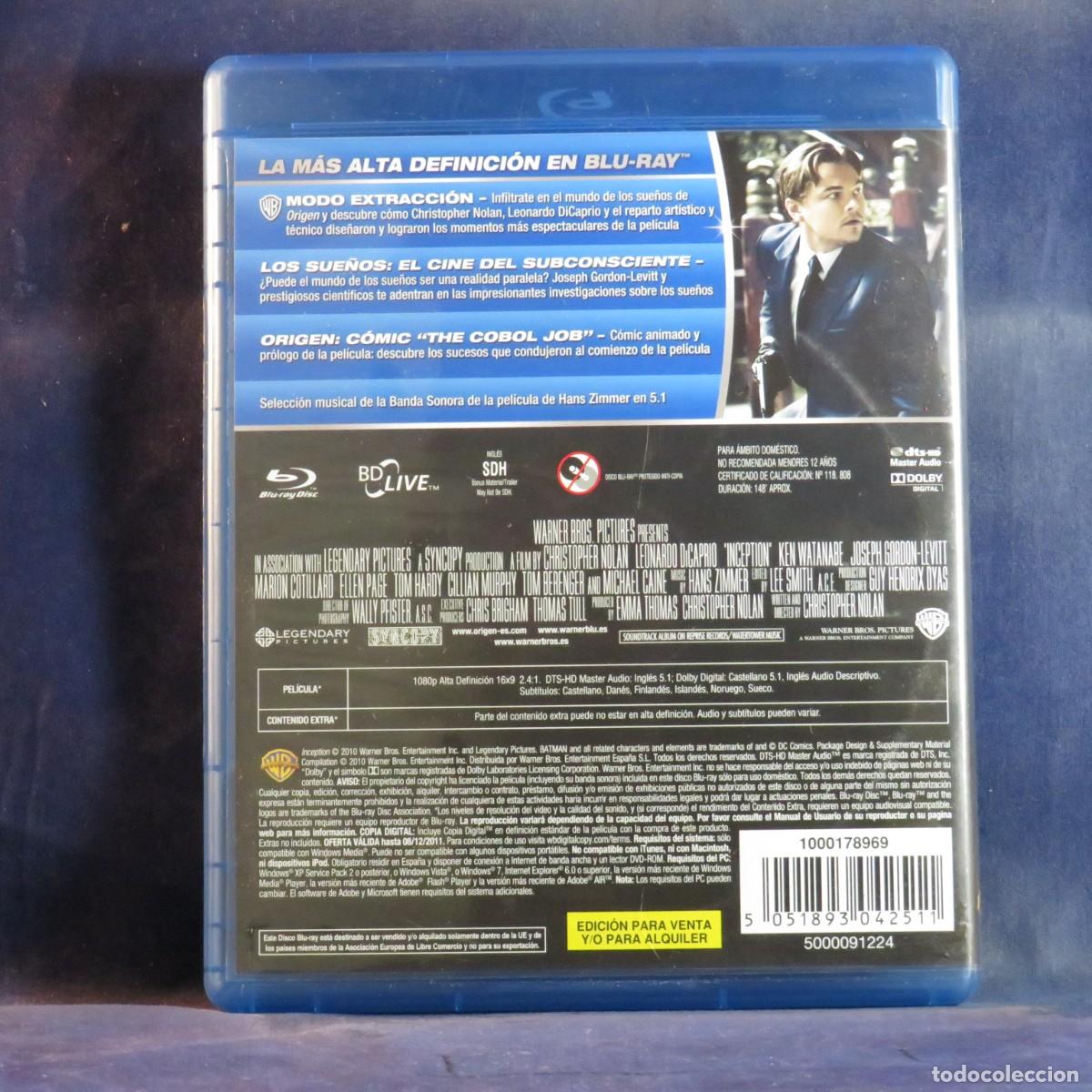 Cine: ORIGEN - BLU-RAY --- - Foto 2
