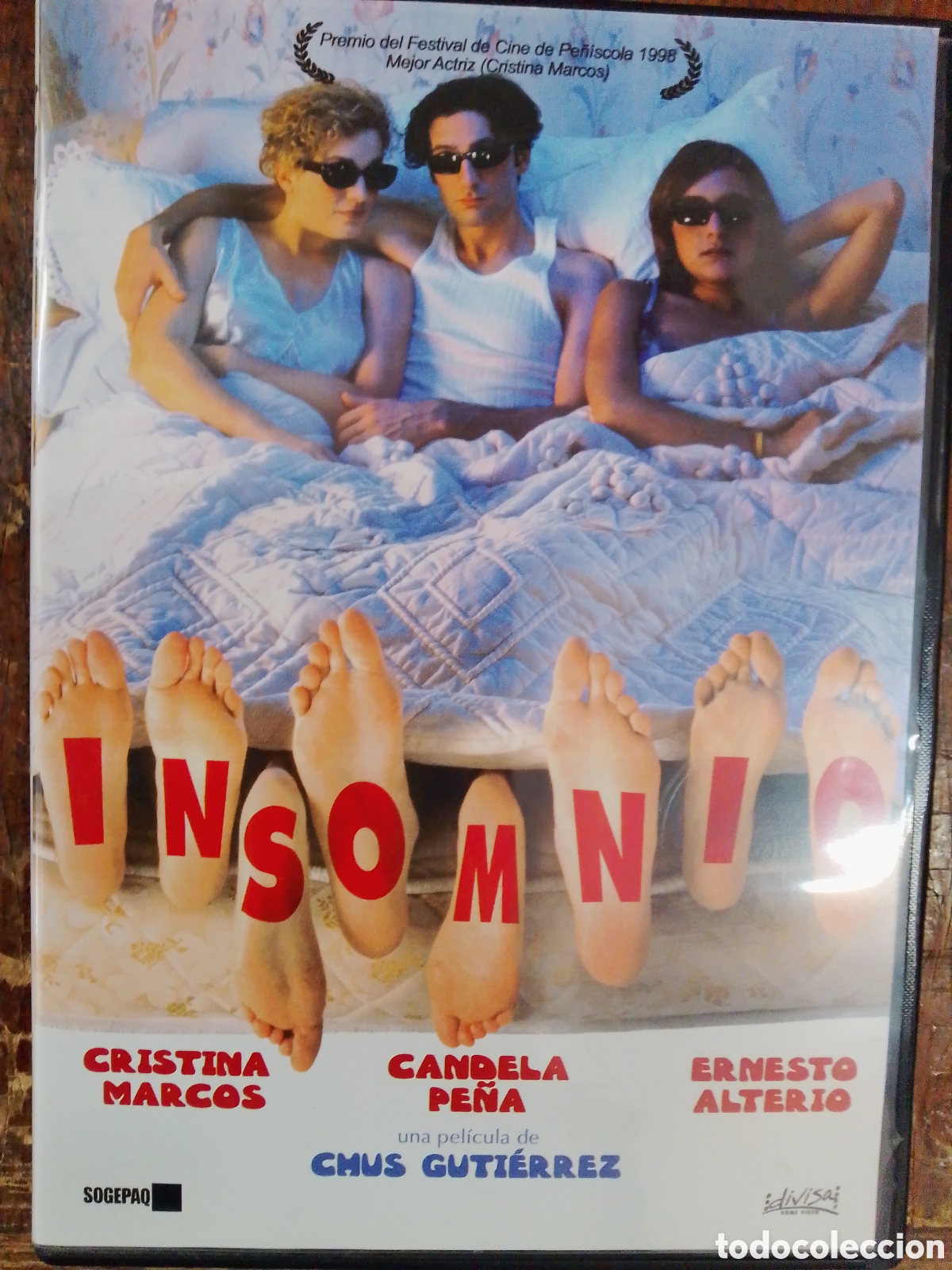 Cine: INSOMNIO. GUTIERREZ, CHUS. DIVISA HOME VIDEO. BOCA BOCA. 1995