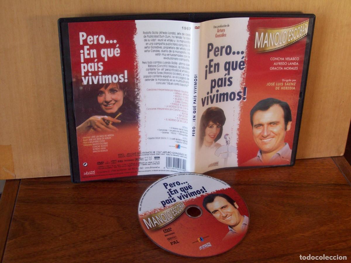 Cine: PERO, EN QUE PAIS VIVIMOS - MANOLO ESCOBAR - CONCHA VELASCO - ALFREDO LANDA - DVD CAJA FINA