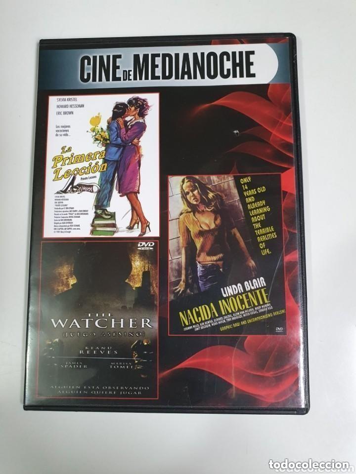 Cine: DVD - 3 x 1 La Primera Lecci&oacute;n - Nacida Inocente - The Watcher