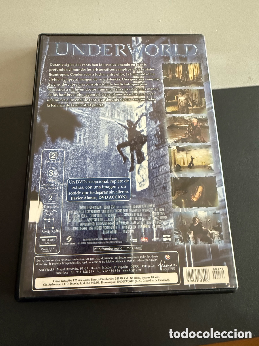 Cine: DVD. UNDERWORLD ///// - Foto 2