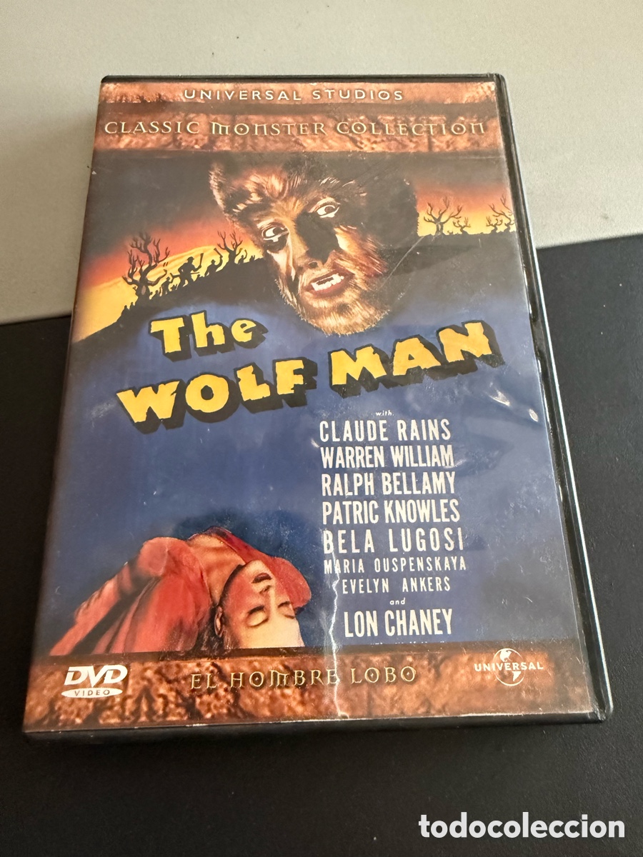 Cine: DVD. THE WOLF MAN. Cl&aacute;sicos Universal