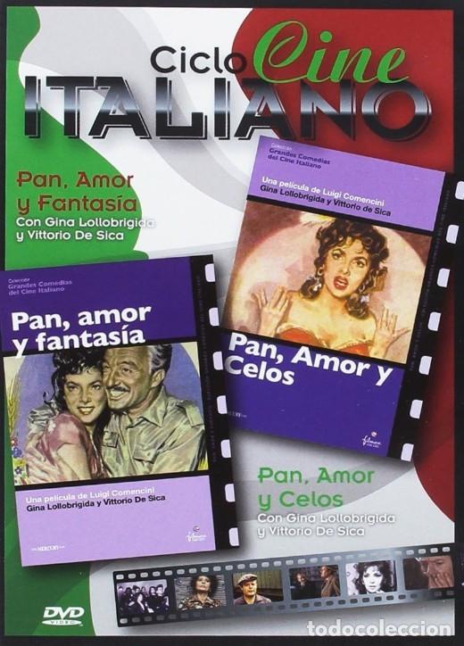 Cine: Ciclo Cine Italiano - Pan, Amor y Fantas&iacute;a - Pan, Amor y Celos. DVD como nuevo