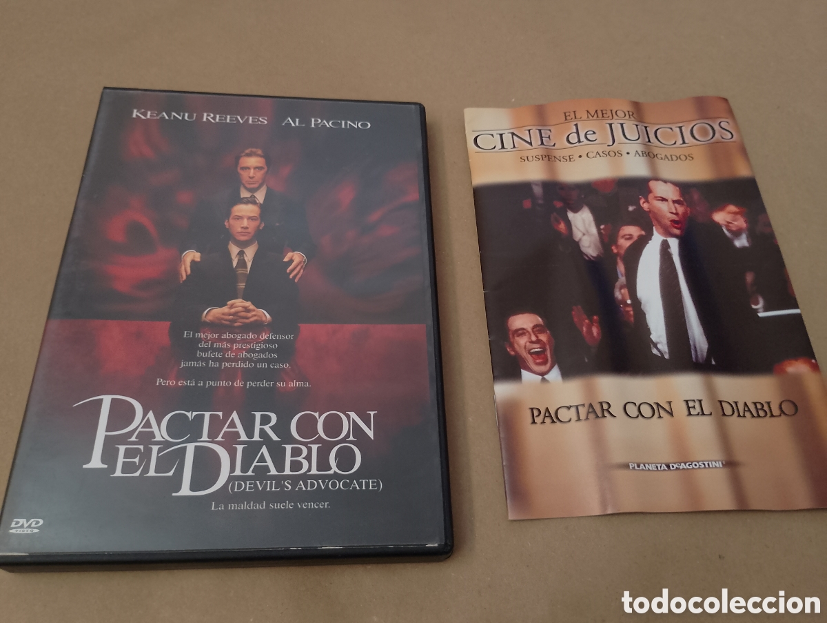 Kino: Dvd. Pactar con el diablo. Con Keanu Reeves y Al Pacino. Incluye libreto.