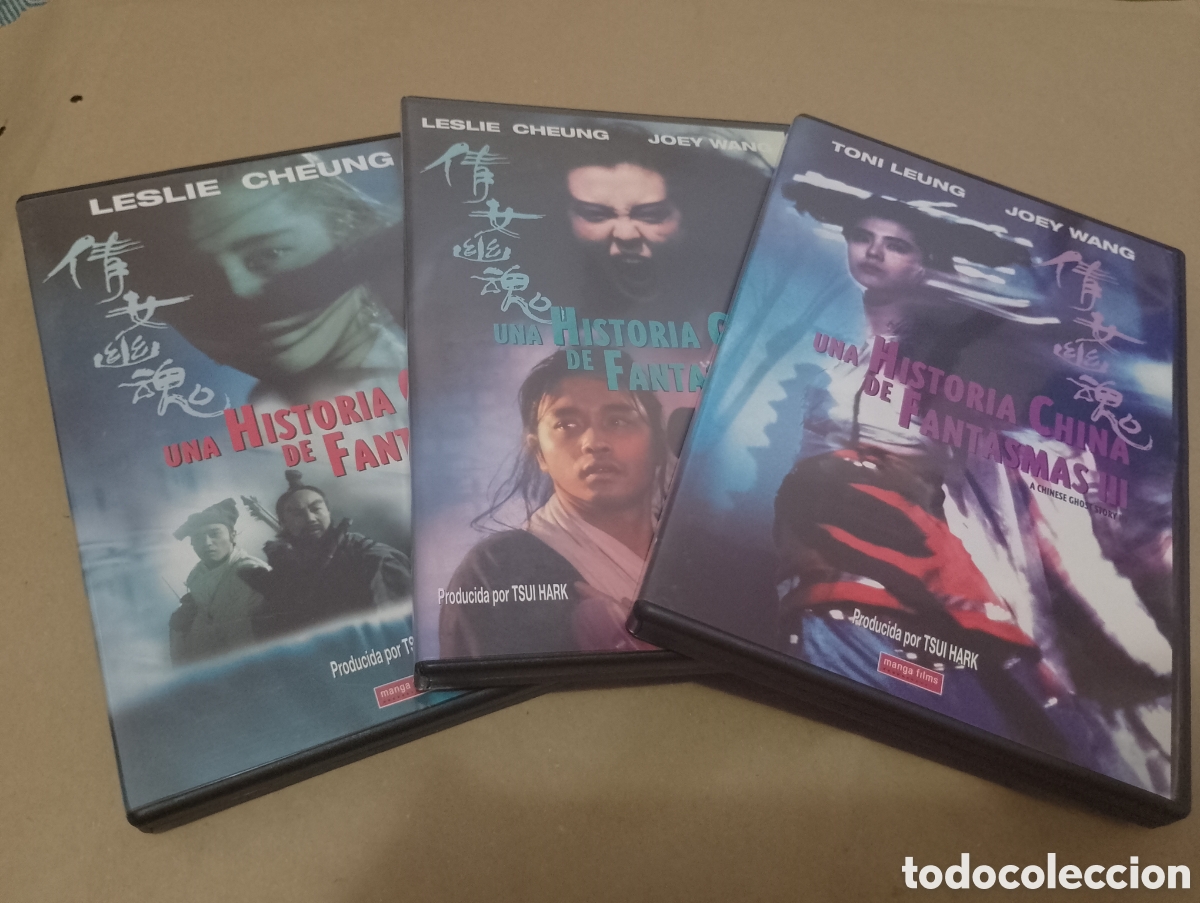 Kino: Dvd. Trilog&iacute;a Una historia china de fantasmas I, II y III.