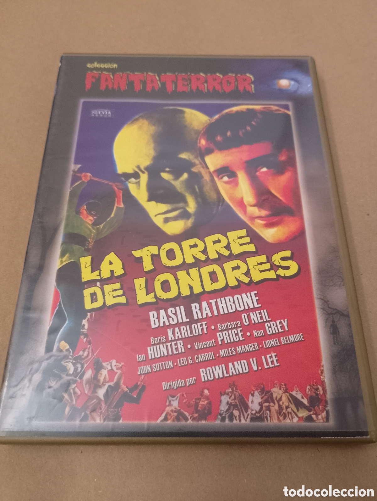 Cine: Dvd. La torre de Londres. Fantaterror. Con Boris Karloff.