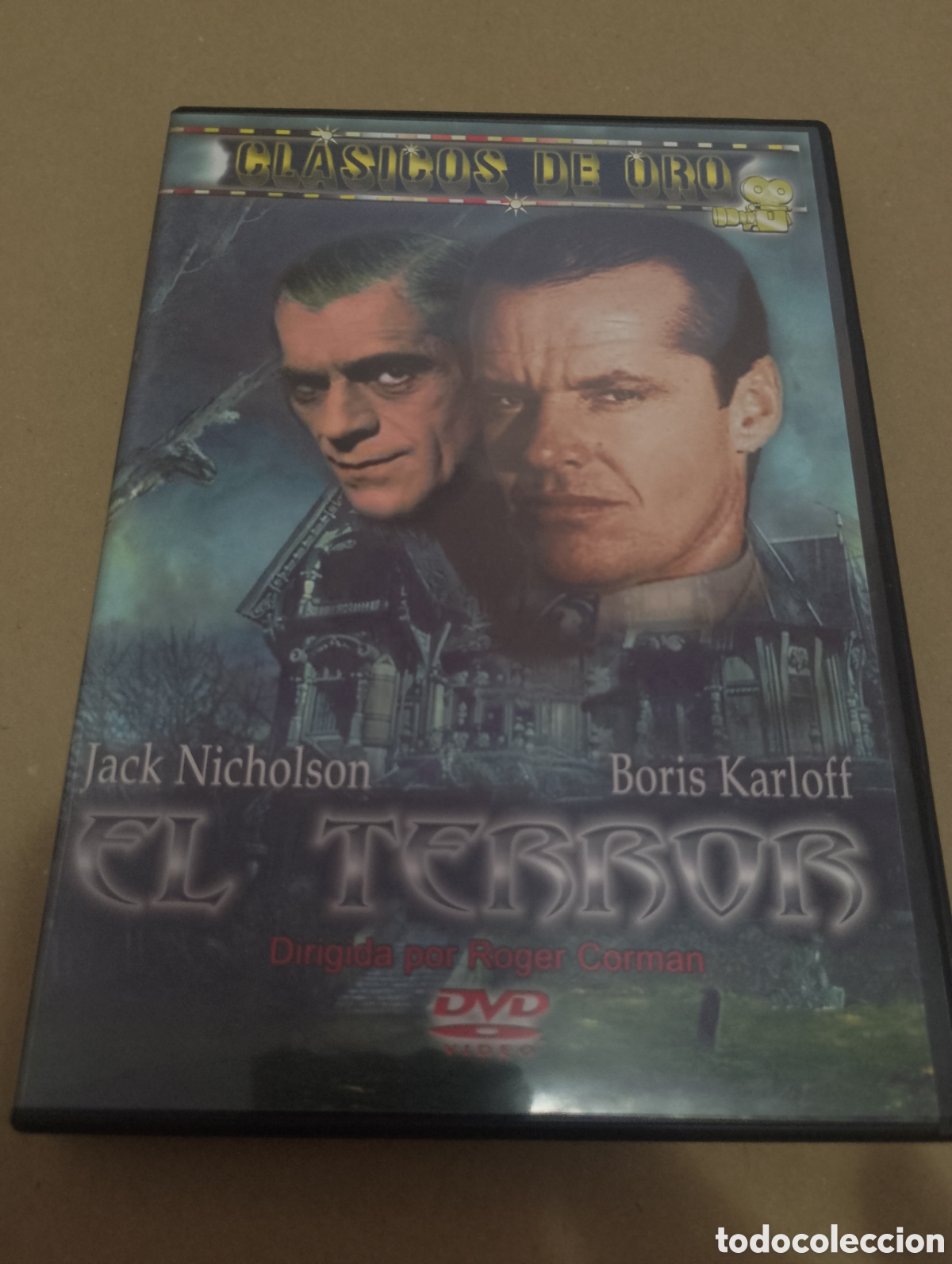 Cine: Dvd. El terror. Roger Corman. Con Boris Karloff y Jack Nicholson.