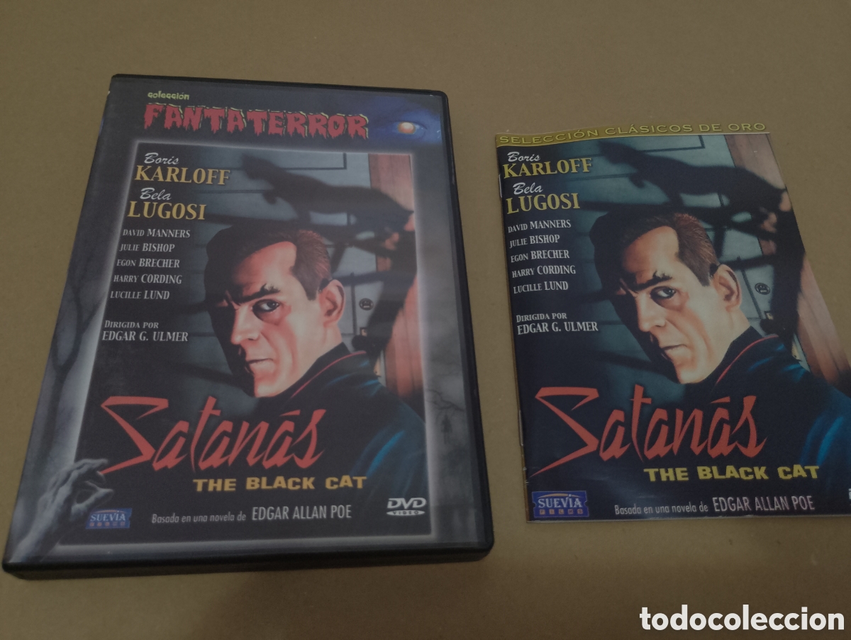 Cine: Dvd. Satan&aacute;s. Fantaterror. Con Boris Karloff y Bela Lugosi. Incluye libreto.