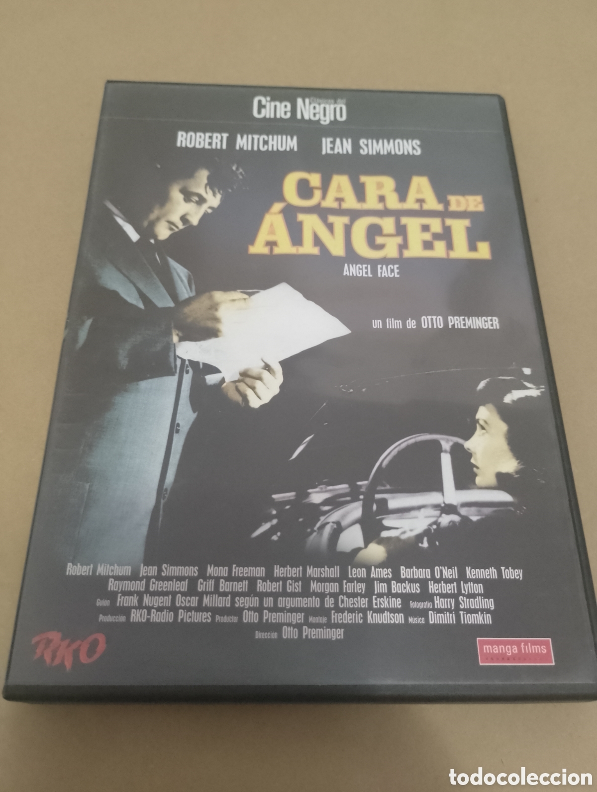 Cine: Dvd. Cara de &aacute;ngel. Con Robert Mitchum.