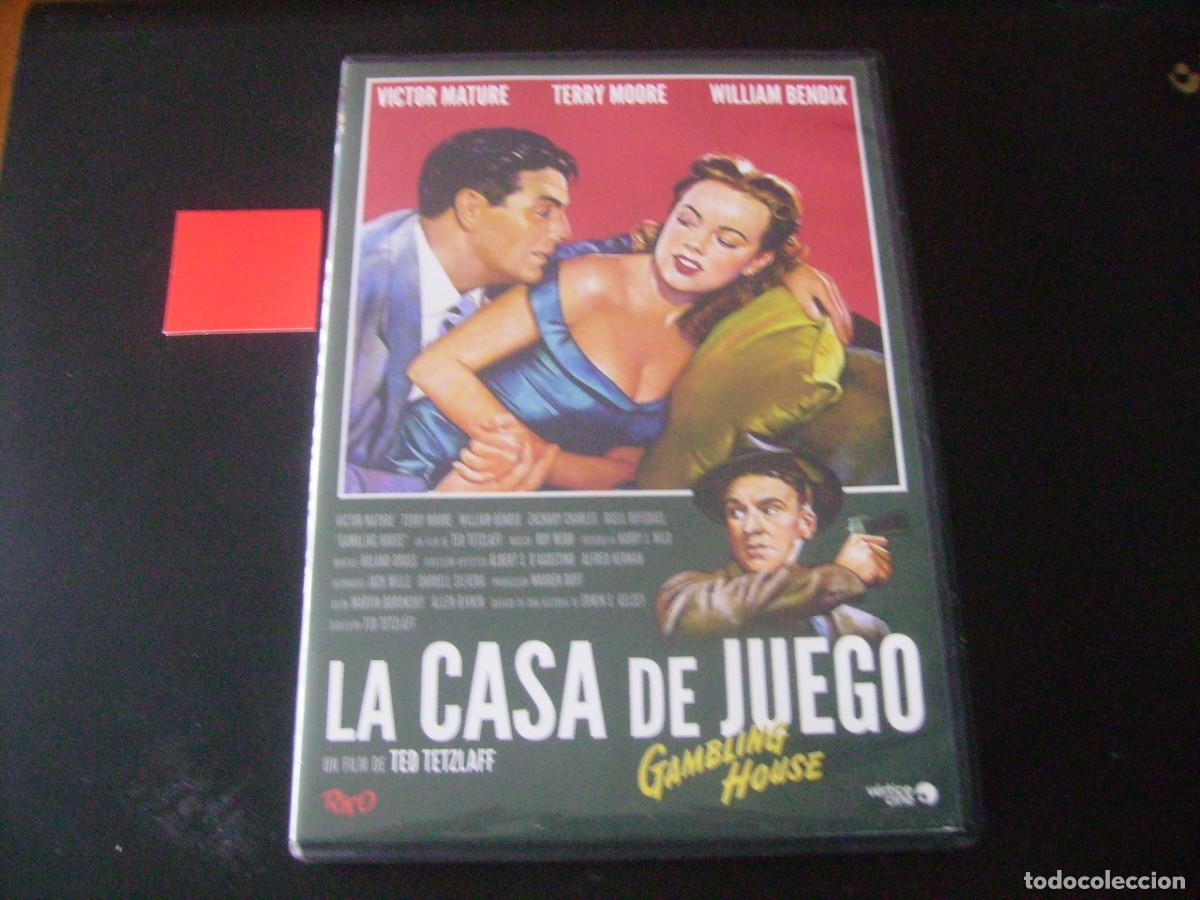Cine: LA CASA DE JUEGO - VICTOR MATURE / LIBRETO INTERIOR