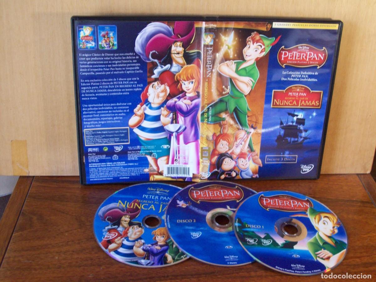 Cine: PETER PAN - EDICION PLATINO DOBLE DVD + PETER PAN EL REGRESO AL PAIS DEL NUNCA JAMAS