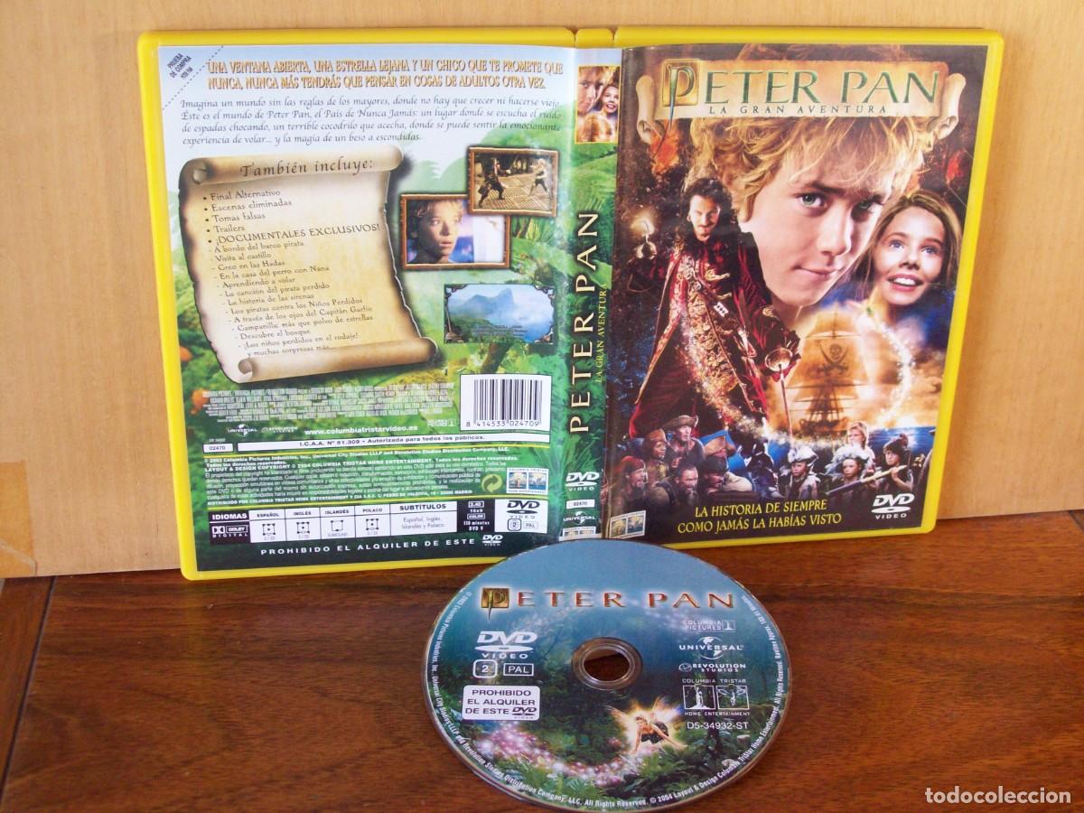 Cine: PETER PAN LA GRAN AVENTURA - BILLY HOPKINS - SUZANNE SMITH - KERRY BARDEN - DVD