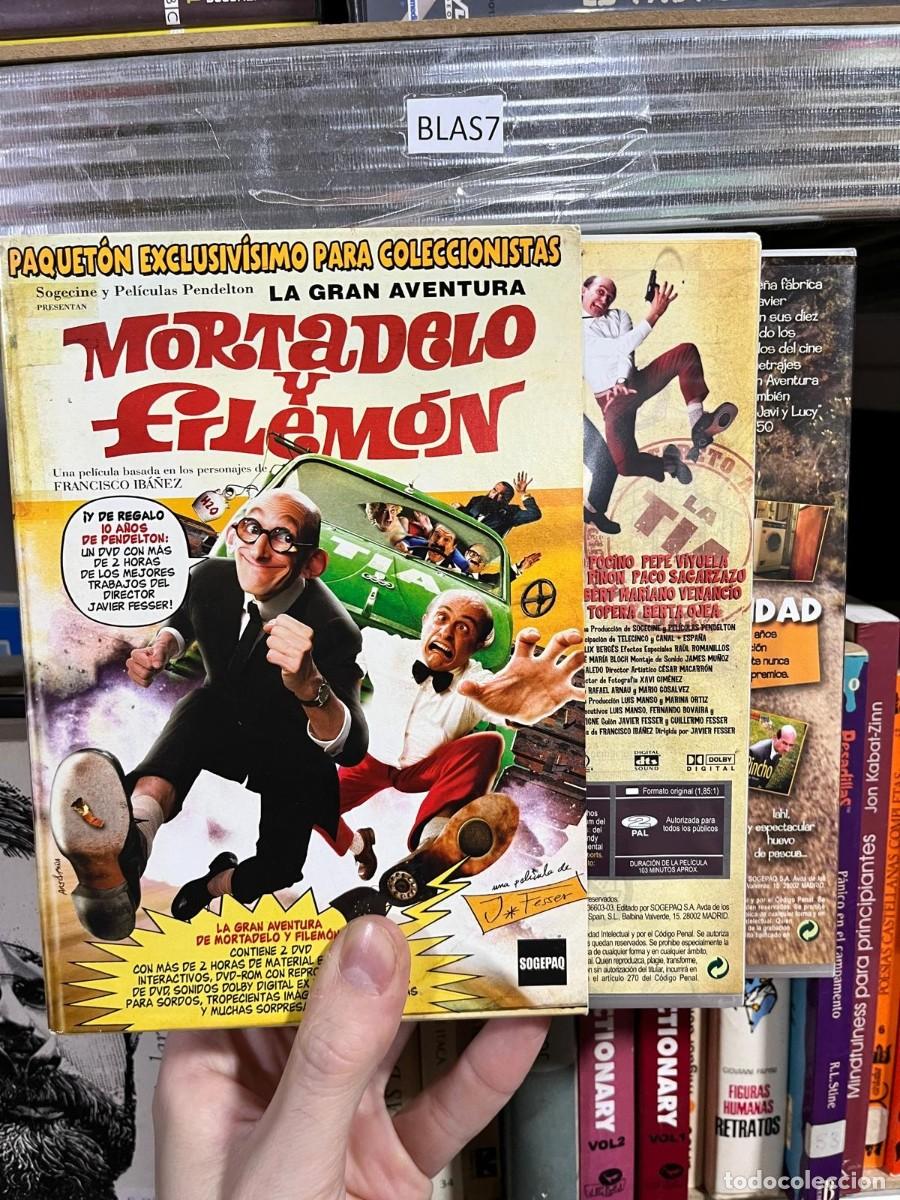 Cinema: BLAS7 &ndash; Pel&iacute;cula DVD &ndash; La gran aventura de Mortadelo y Filem&oacute;n &ndash; Dir. Javier Fesser &ndash; 3 dvd