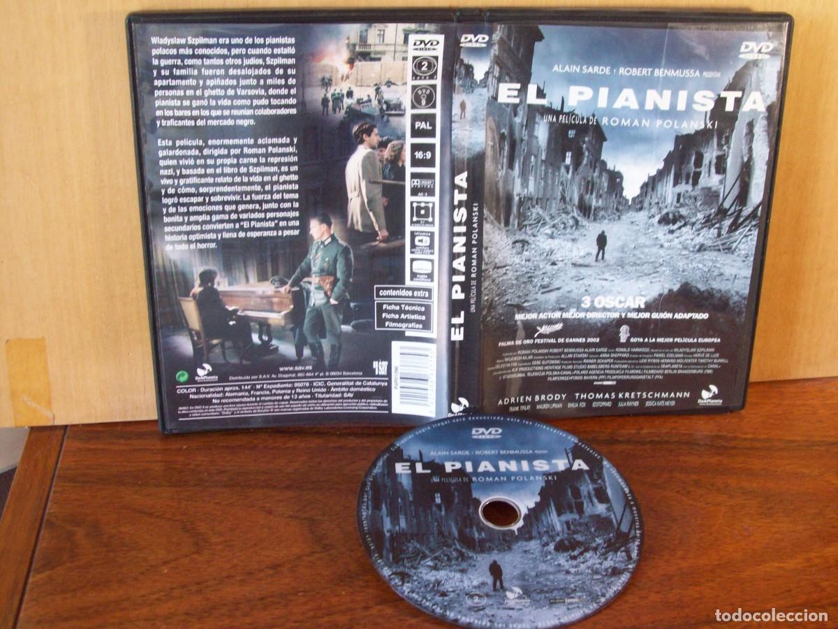Cine: EL PIANISTA - ADRIEN BRODY - THOMAS BRETSCHMANN - DVD GANADORA DE 3 OSCAR