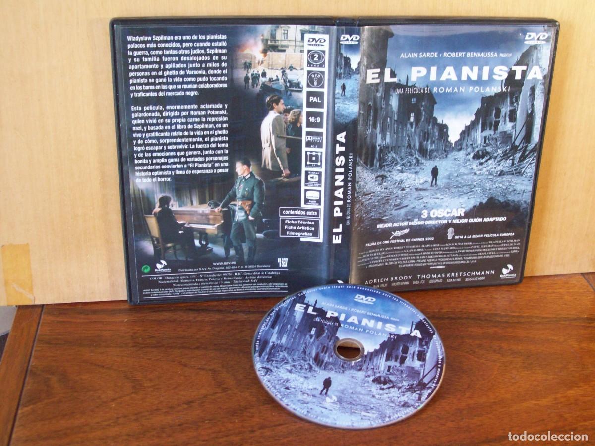 Cine: EL PIANISTA - ADRIEN BRODY - THOMAS BRETSCHMANN - DVD GANADORA DE 3 OSCAR