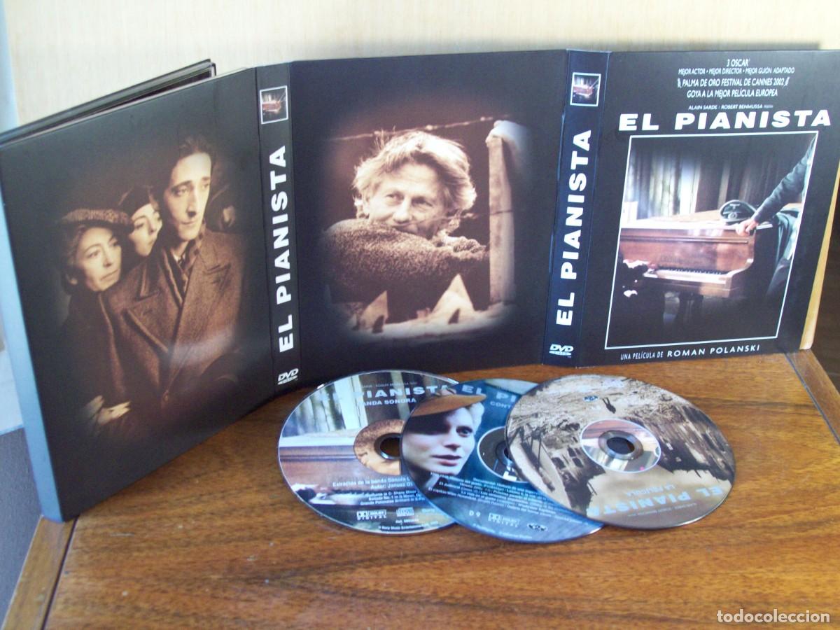 Cine: EL PIANISTA - ADRIEN BRODY - CD AUDIO BSO - DVD 1 LA PELICULA - DVD 2 DOCUMENTALES