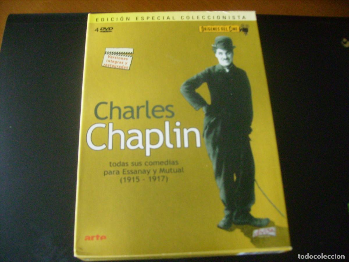 Cine: PACK CHALES CHAPLIN - ( 1915- 1917 ) EDICION ESPECIAL COLECCIONISTA 4 DVD