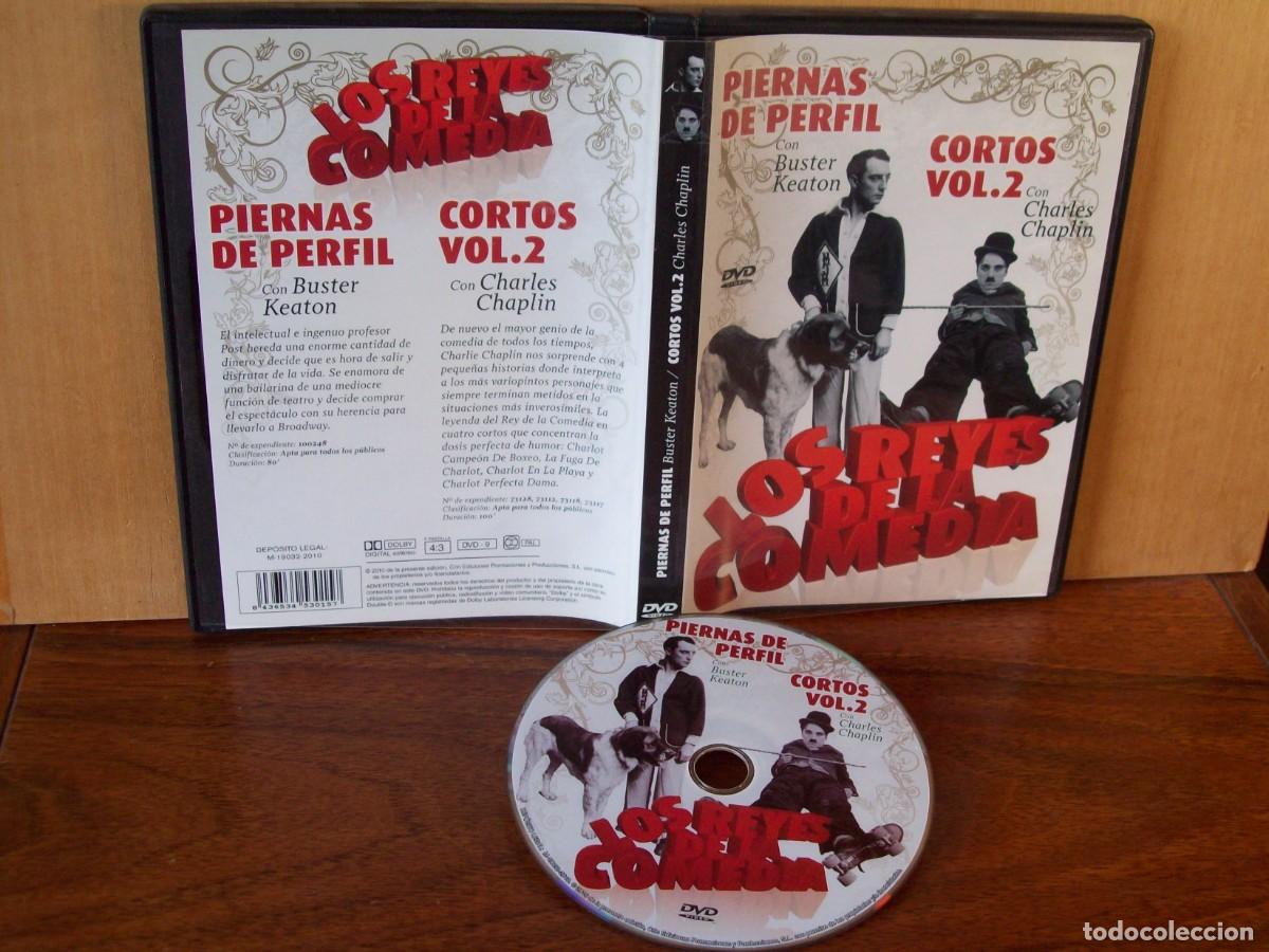 Cine: PIERNAS DE PERFIL CON BUSTER KEATON + CORTOS VOL. 2 CON CHARLES CHAPLIN - EN 1 SOLO DVD