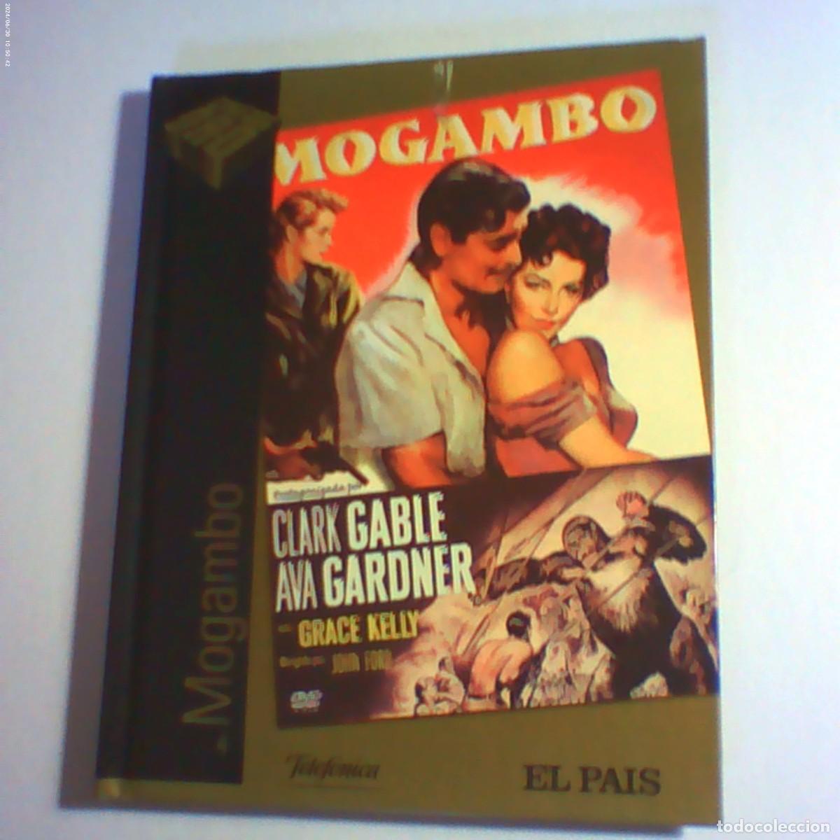 Cine: dvd libro mogambo. clark gable. ava gadner. grace kelly, 115 min (seminuevo)