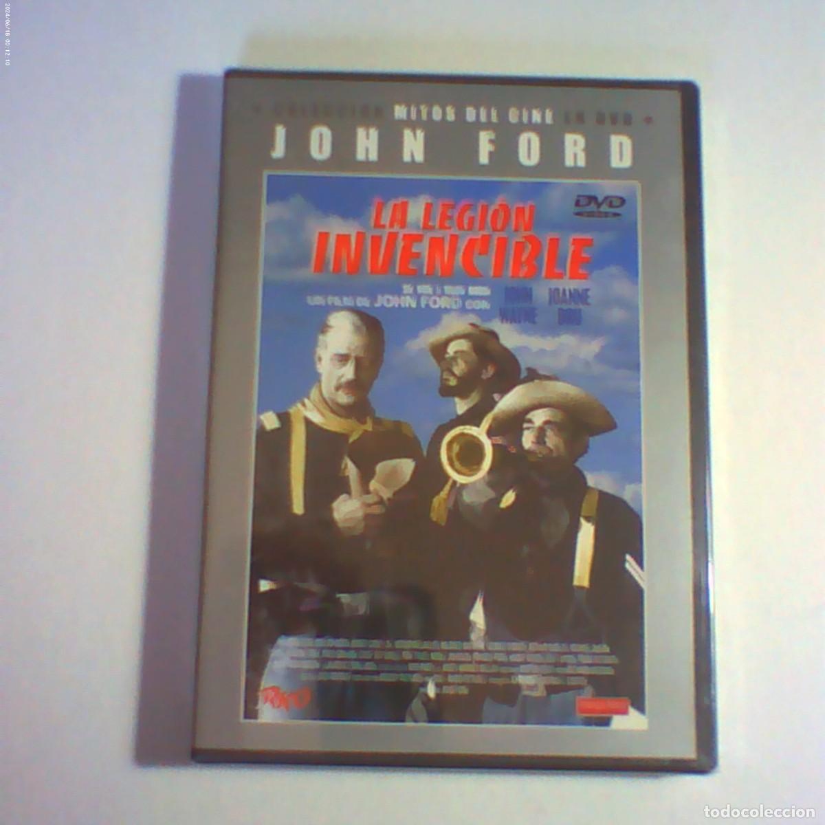 Cine: dvd la legi&oacute;n invencible. john wayne. 104 min + 30 min extras (precintado)
