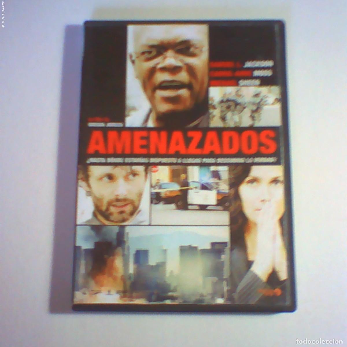 Cine: dvd amenazados. samuel l jackson. 97 min (seminuevo)
