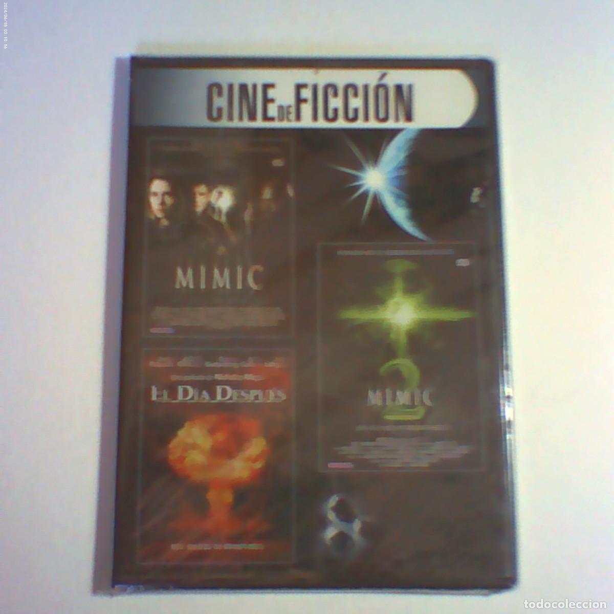 Cine: dvd 3 pelis m&iacute;mic. el d&iacute;a despu&eacute;s. mimic 2. 15, 127 y 78 min. caja fina (precintado)