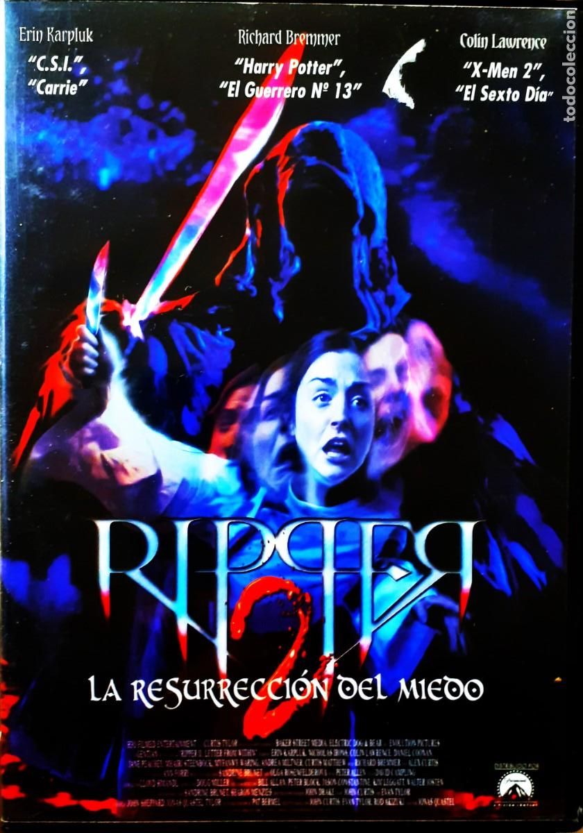 Cine: RIPPER, PARTE 2. LA RESURRECCION DEL MIEDO. CINE EN DVD. COLECCION.