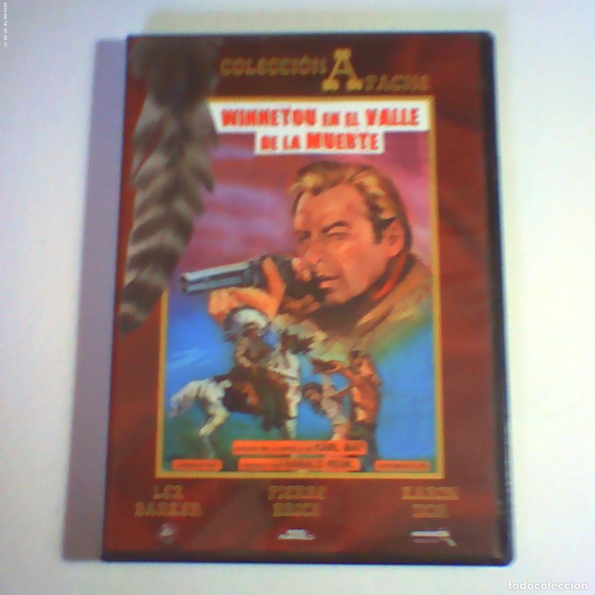 Cine: dvd winnetou en el valle de la muerte. lex barker. 86 min. colecci&oacute;n apache (seminuevo)