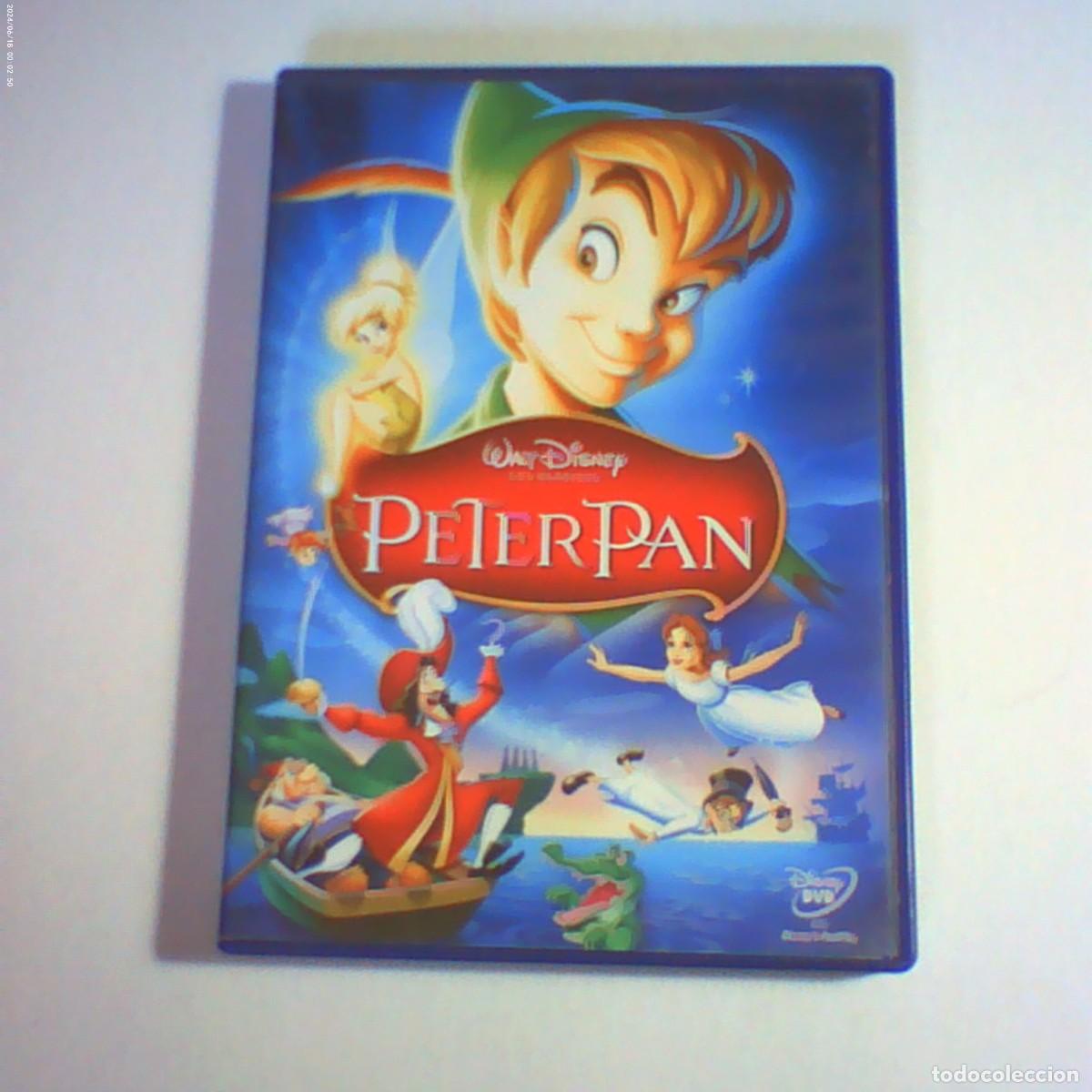Cine: dvd peter pan. 77 min disney (buen estado)