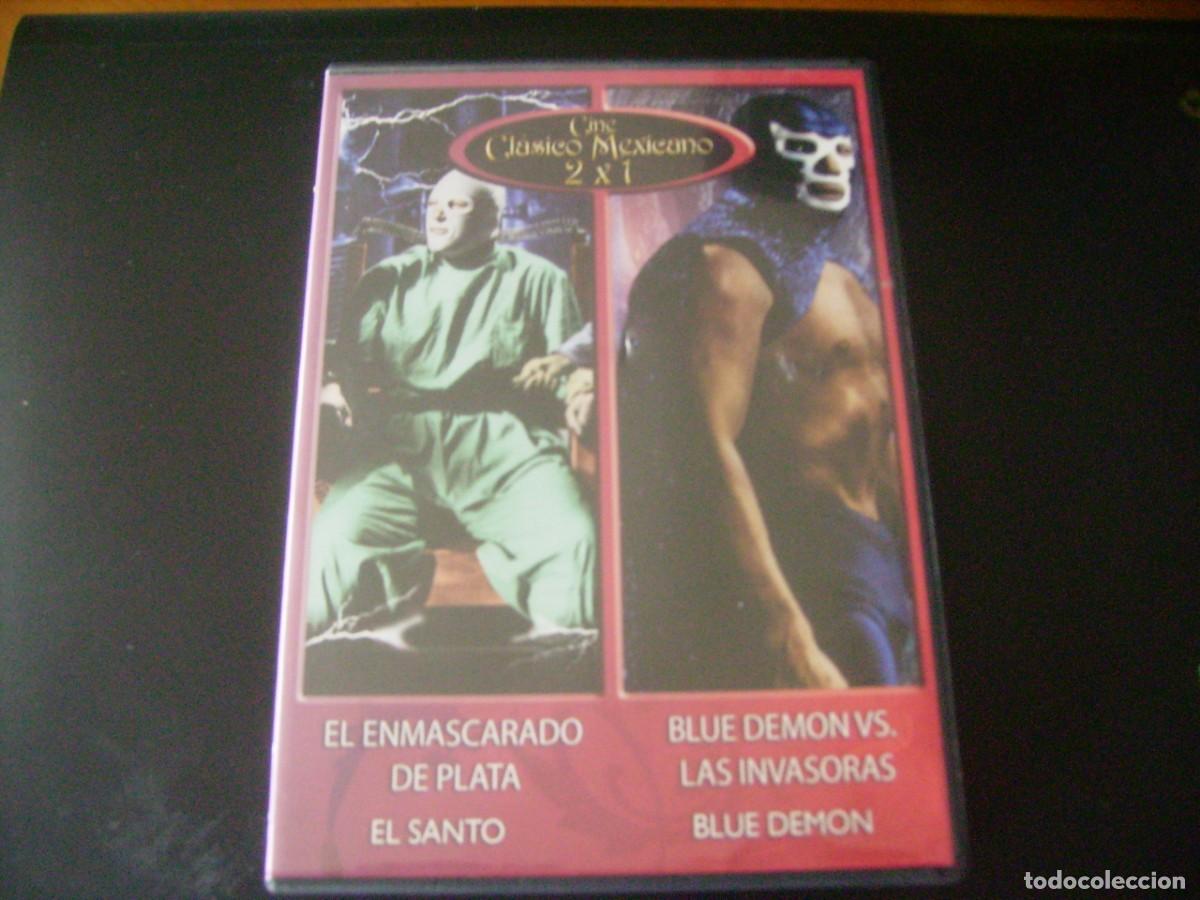 Cine: EL SANTO EL ENMASCARADO DE PLATA - BLUE DEMON VS LAS INVASORAS - CINE MEXICANO / RAREZA 196?