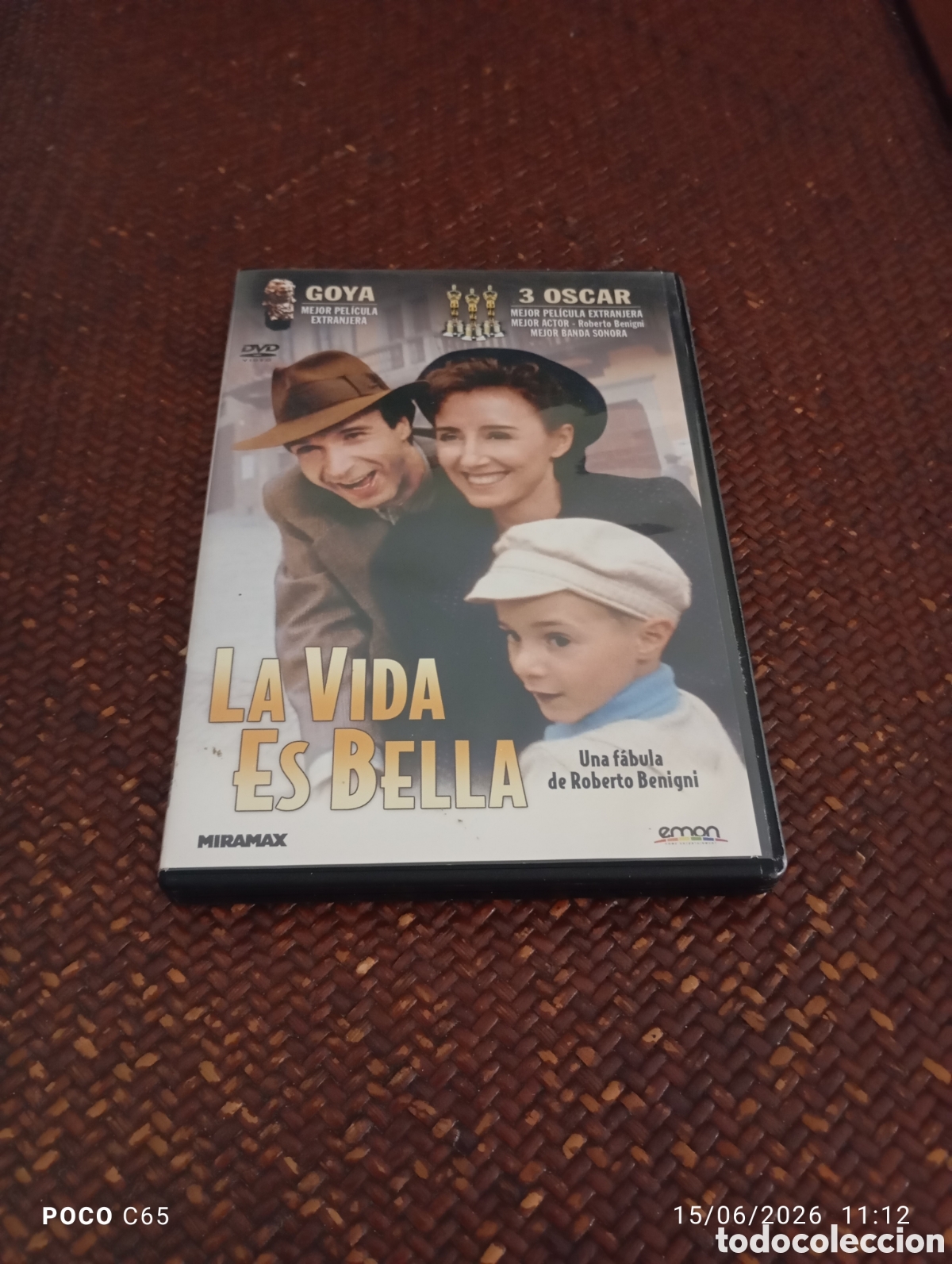 Cine: La vida es bella DVD perfecto estado
